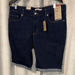 Levi's Dark Blue Bermuda Shorts